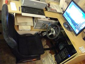 Driving seat and desk