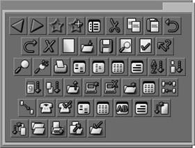 TwoHipDudes Toolbar Icons Grey