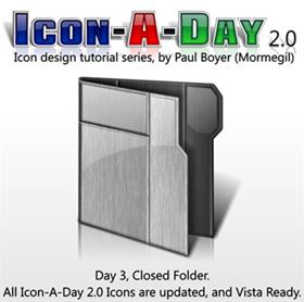 Icon-A-Day 2.0, Day 3, Closed Folder