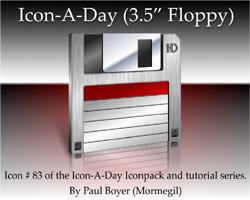 Icon-A-Day #83 (3.5" Floppy)
