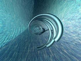 Sea Blue Curves