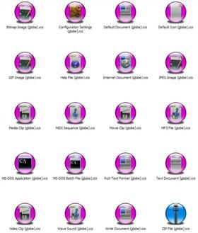 File Type XP Icons (Globe)
