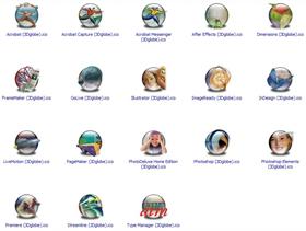 Adobe Apps (alt) XP Icons (globe)