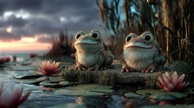 Fuzzy Frogs