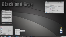 Black and Gray