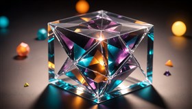 glowing octahedron