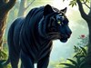 A black tiger