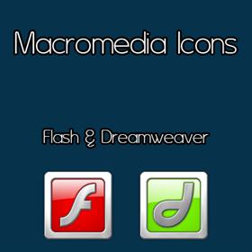 Flash and Dreamweaver Icons