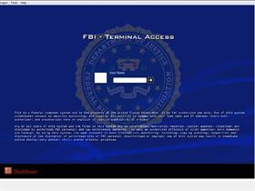 FBI Terminal Logon (widescreen)