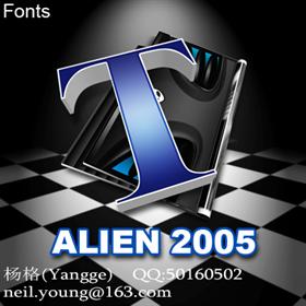 ALIEN 2005 (Fonts)