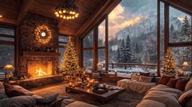 Spectacular Christmas Cabin View