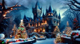 Beautiful Christmas Castle