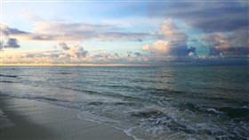 Nice Cloudy Ocean Scene