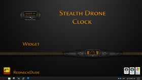 Stealth Drone Clock Widget