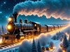 4K Winter Train