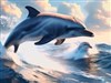4K Dolpins Swim