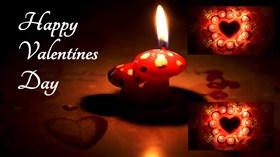 Valentine Candles 2pack