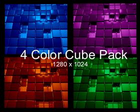 4 Color Cube Pack 