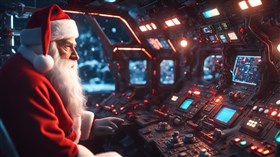 4K Santa Sleigh