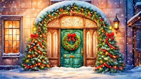 4K Holiday Door2