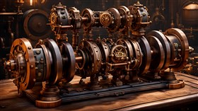 4K Steampunk Machine 99