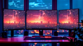 4K 3 Monitor Set Up