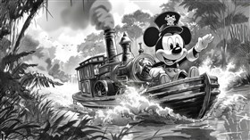 4K Steamboat Willie