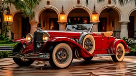 4K 1920s Duesenberg