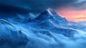 4K Mountain Winter