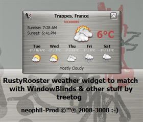 RustyRooster Weather Widget