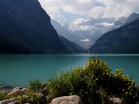 Outing on Lake Louise