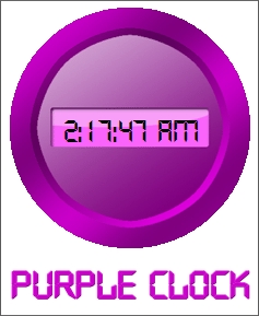 Purple Clock