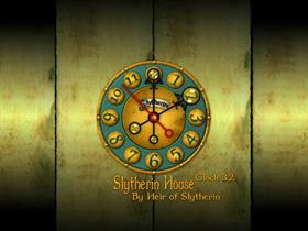 Slytherin House Clock 3.2