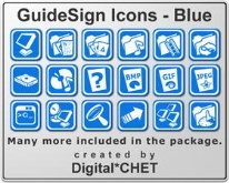 GuideSign Simple - Blue