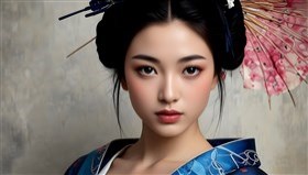 geisha's portrait