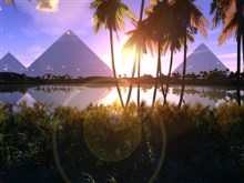 Morning at the Pyramids