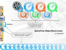 QuickTime ObjectDock Icons