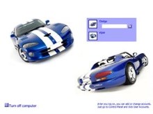 Blue Dodge Viper