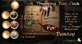 Troll Thumping Day Clocks