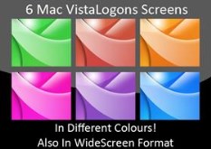 6 Multicoloured Mac VistaLogons