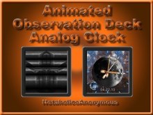 Observation Deck Analog Clock