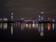 Boston Skyline at Night