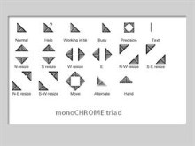 monoCHROME triad