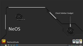 NeOS Sidebar Clock