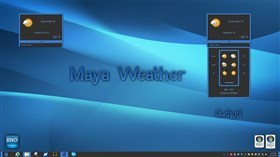 Maya Weather Gadget