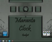 Maranta Clock Gadget