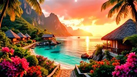 4K Resort Huts