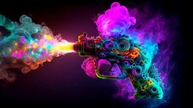 4K Neon Gun