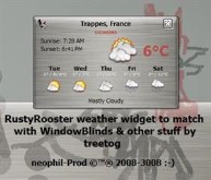 RustyRooster Weather Widget