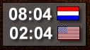 NL/US Clock